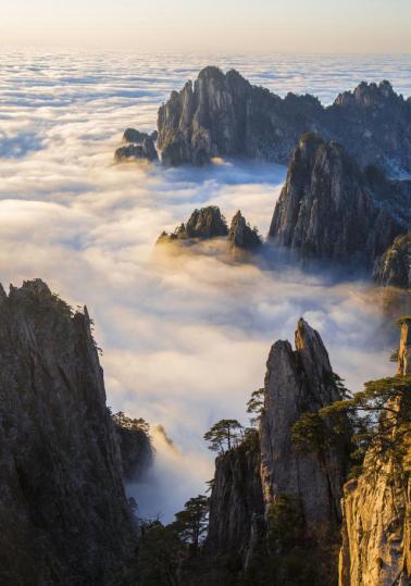 黄山西海大峡谷美丽景色,黄山西海大峡谷梦幻景区