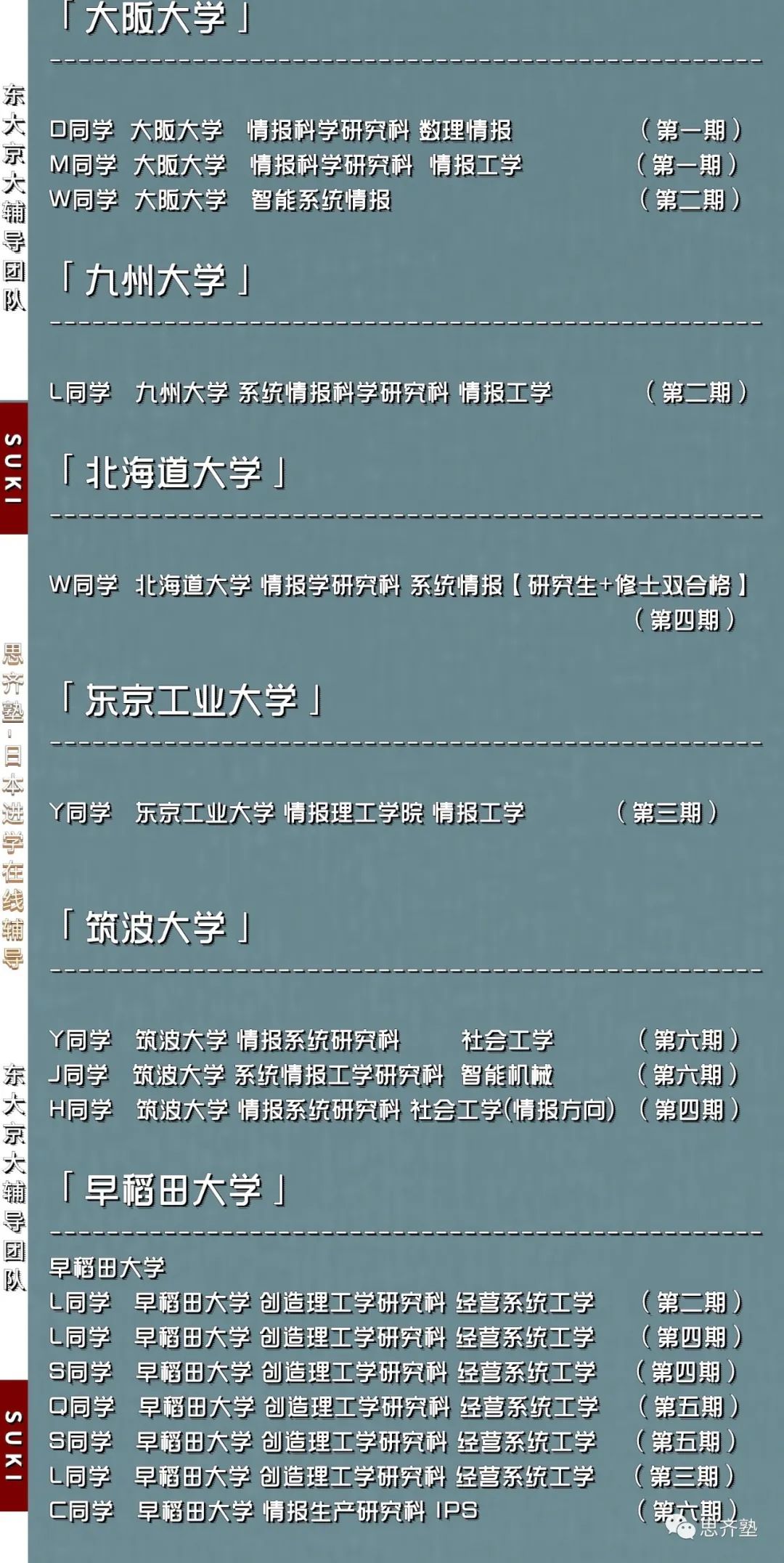 思齐塾｜日本大学院进学-经营学考试辅导