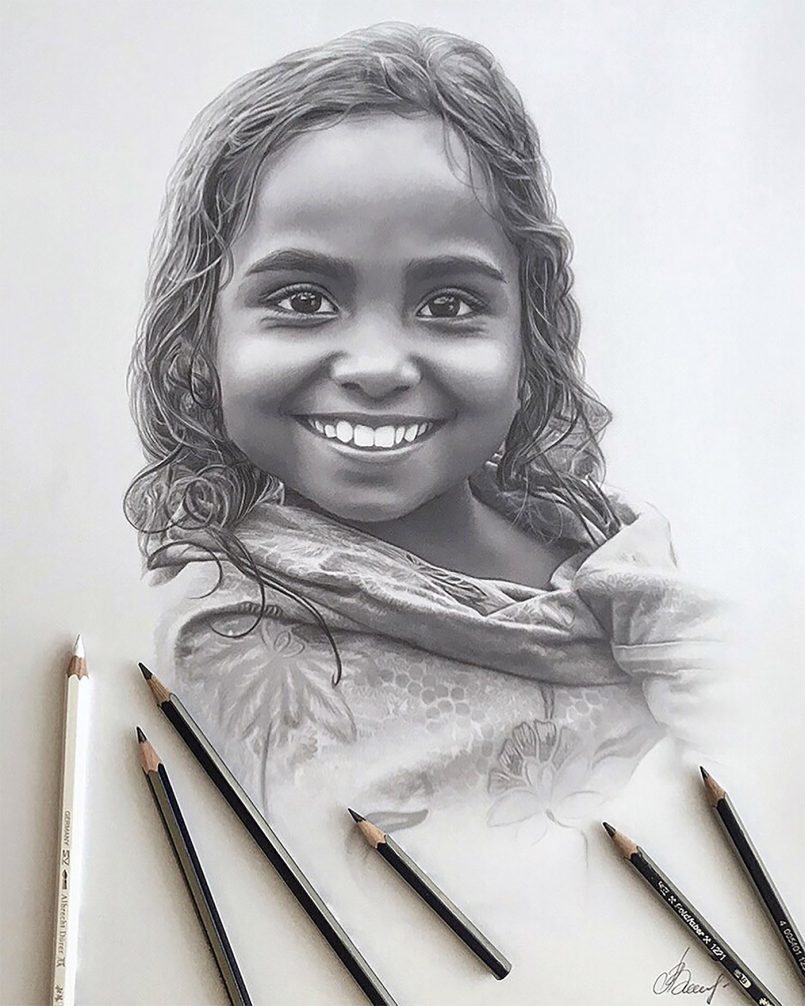 古风画像名人教程彩铅,彩铅手绘人物肖像画