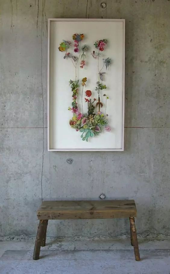 干花制作手工画,做手工diy干花