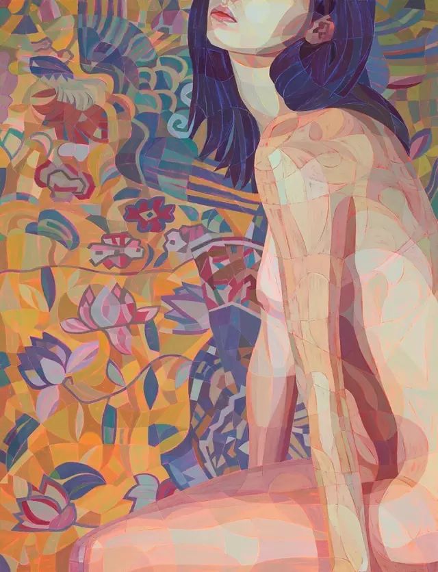 色彩斑斓彩铅画,色彩斑斓的彩铅画超级的美