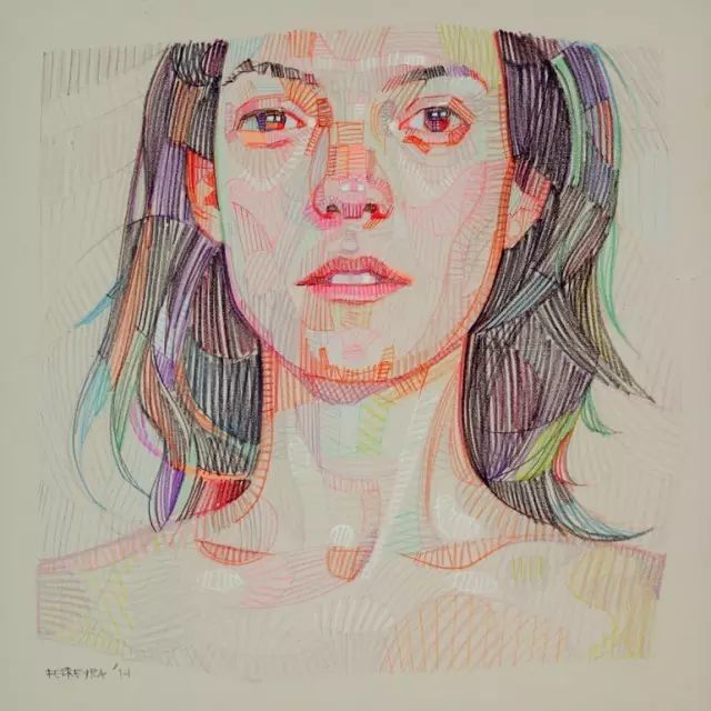 色彩斑斓彩铅画,色彩斑斓的彩铅画超级的美
