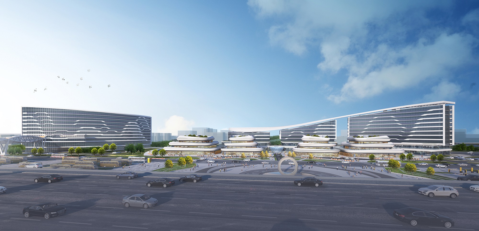 龙洞堡综合体项目停车场,龙洞堡机场扩建土石方工程