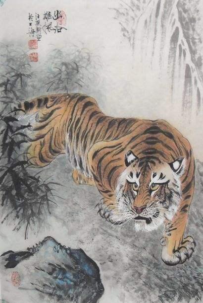画坛“鱼虎双王”——他画鱼，鱼活；他画虎，虎威