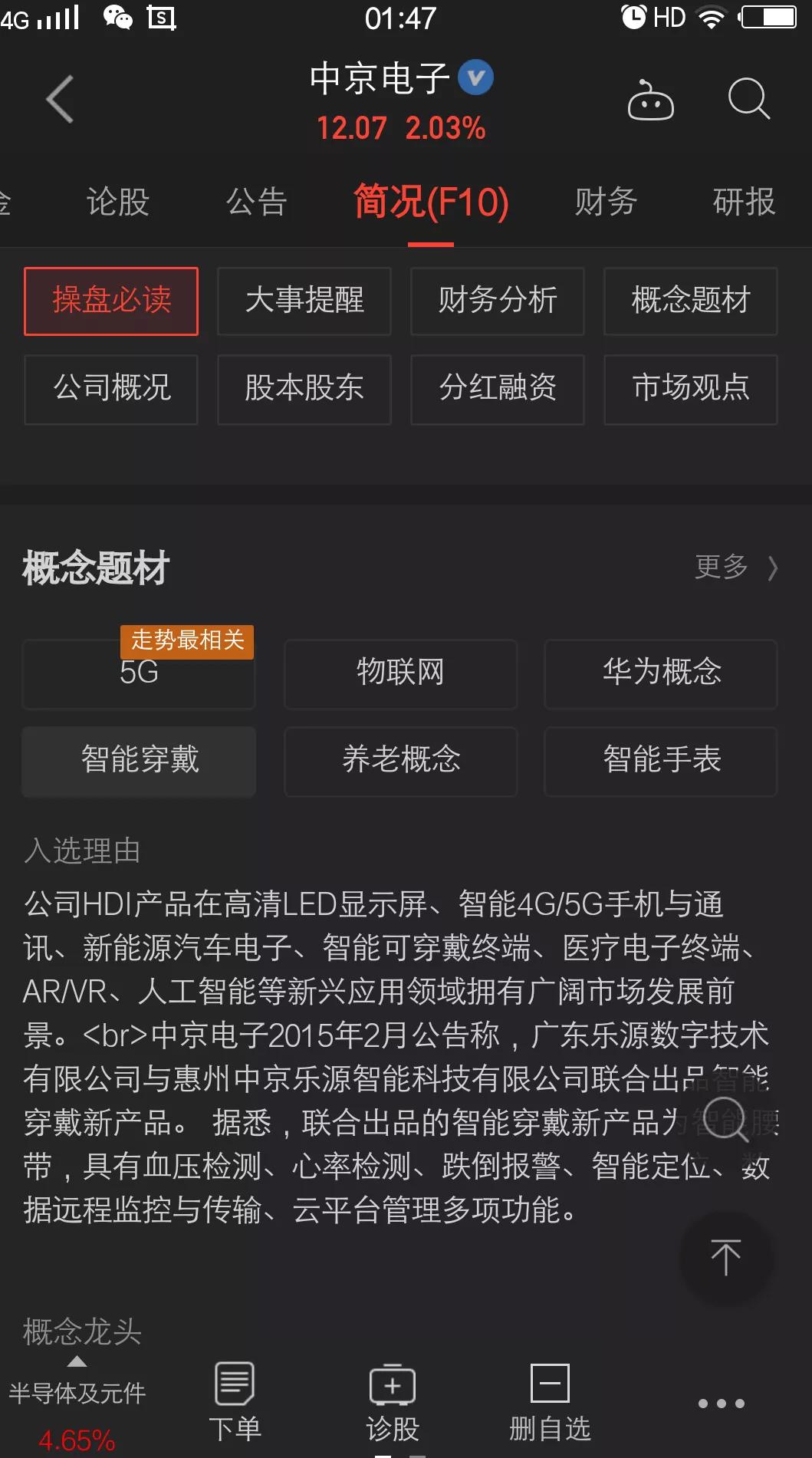中京电子行情分析文章,中京电子明日走势预测