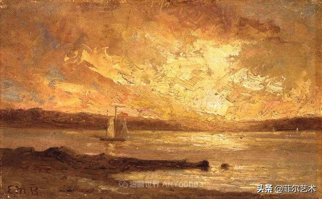 欧洲田园油画风景图片大全,古典油画风景美丽乡村
