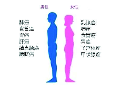 中国哪种癌最容易发病,广州哪种癌最容易得