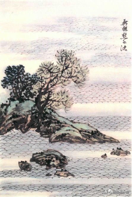 山水画怎样看水是外流的,山水画水流向怎么看