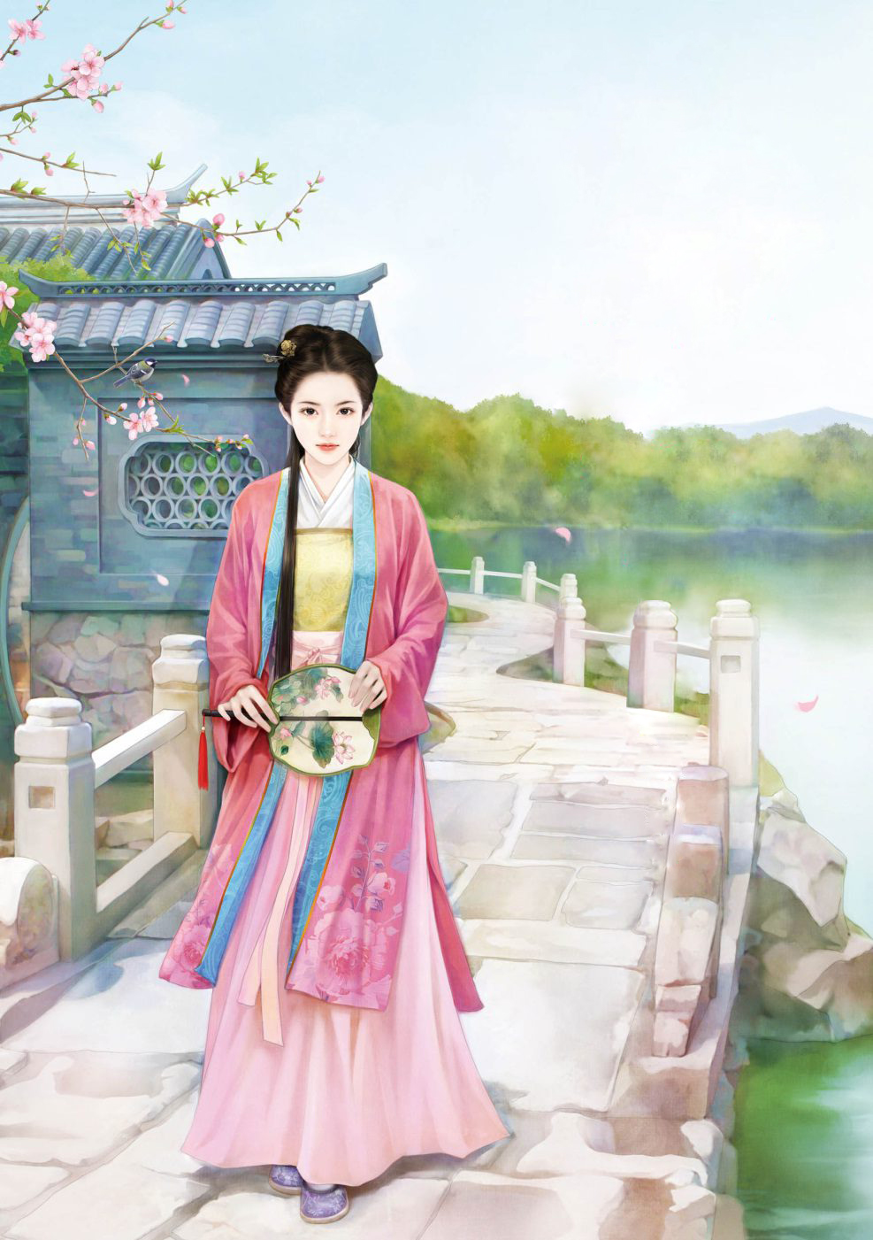 手绘古装美人华丽惊艳,唯美古装美女手绘