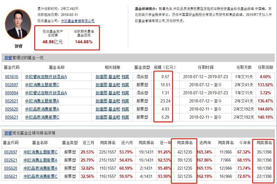 大消费基金前五名,近三年最牛的消费基金