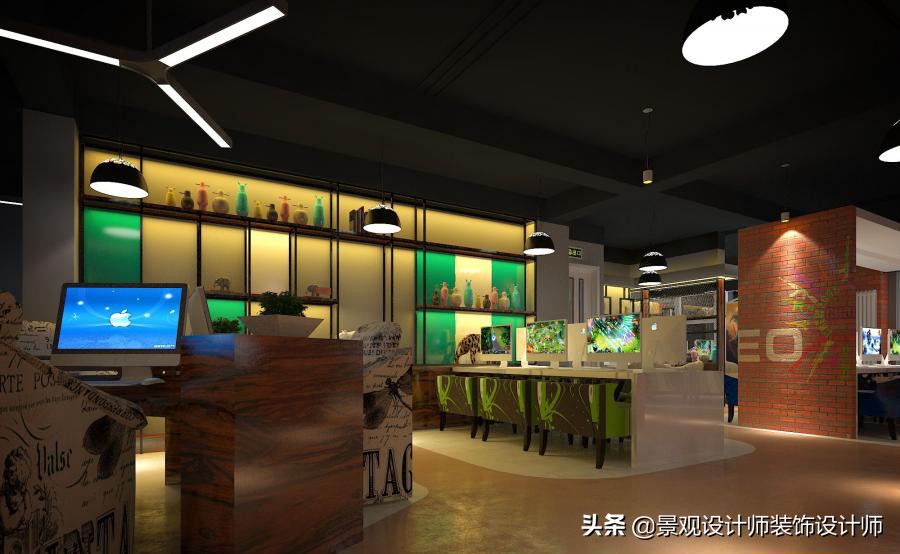 网咖设计效果图,网咖设计图哪找