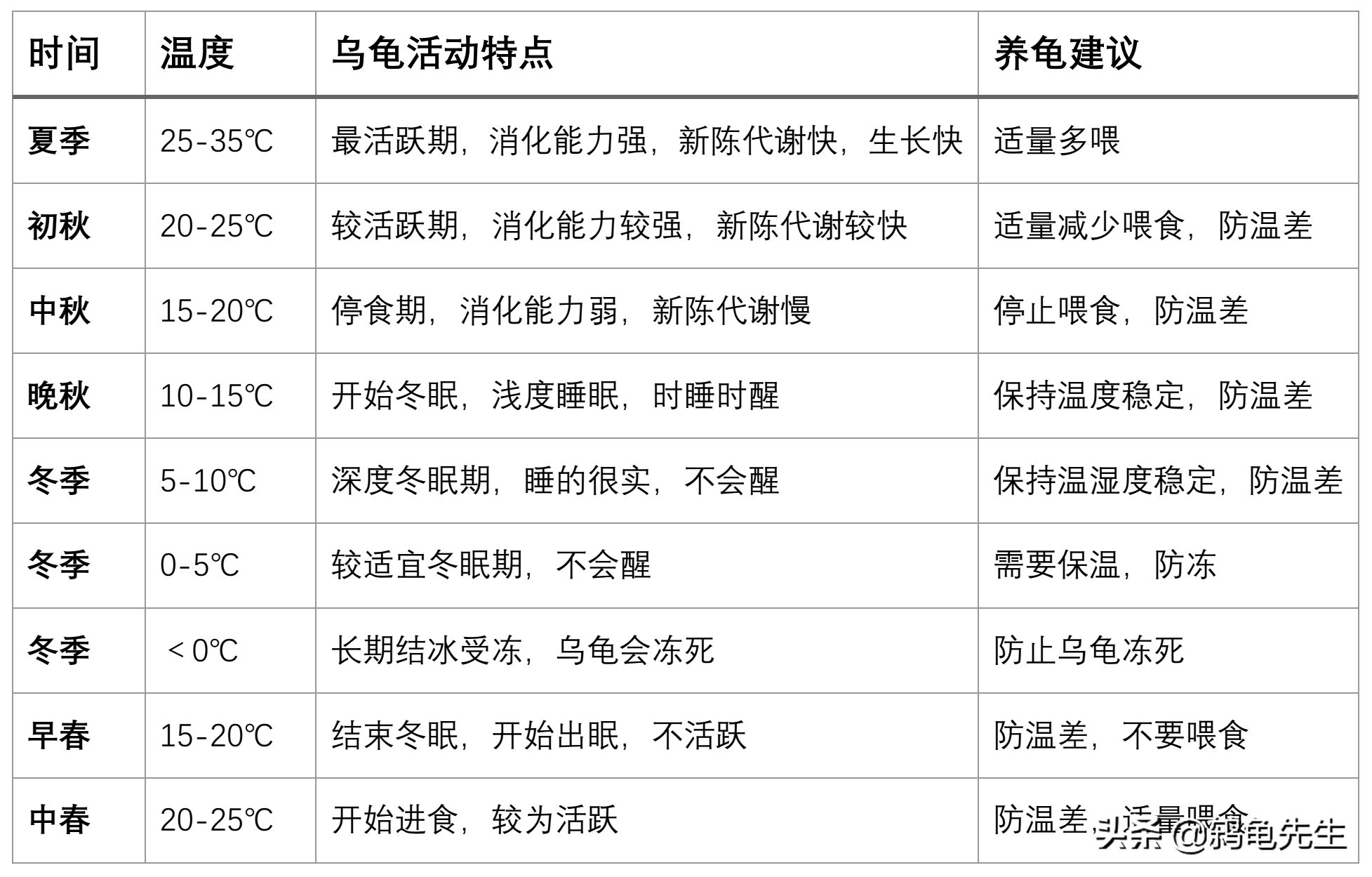 乌龟冬眠的最佳温度,乌龟冬眠的最佳温度和湿度