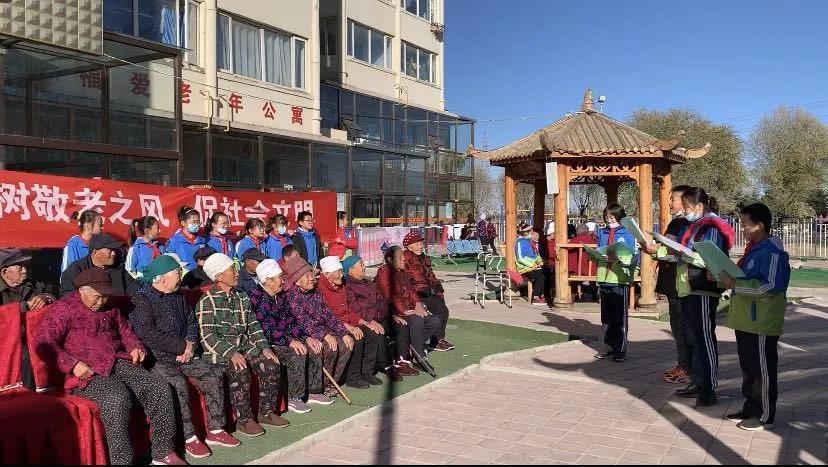 树敬老之风促社会文明视频,重阳节敬老爱幼公益活动收获