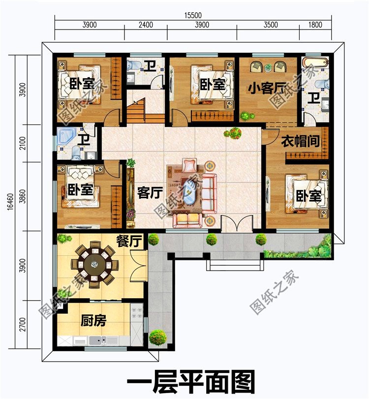 农村房户型好看实惠,农村房子户型图