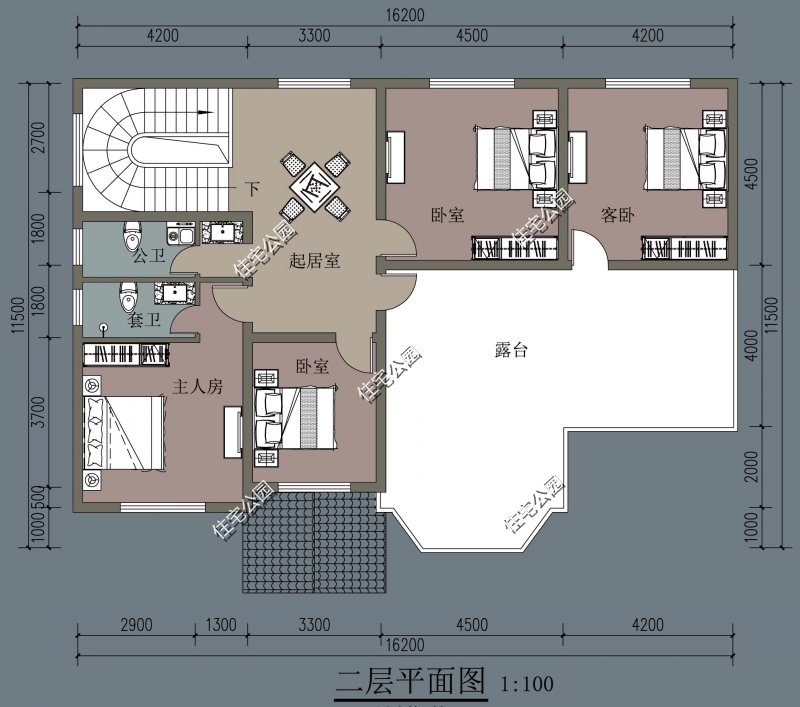 农村建一层房子图纸,农村建房哪种图纸最好