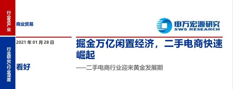 掘金万亿二手市场，闲鱼、转转已占据90.9%市场份额