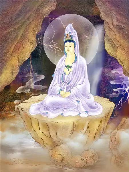 观世音菩萨千种法相,观世音菩萨三十三身相精美大图