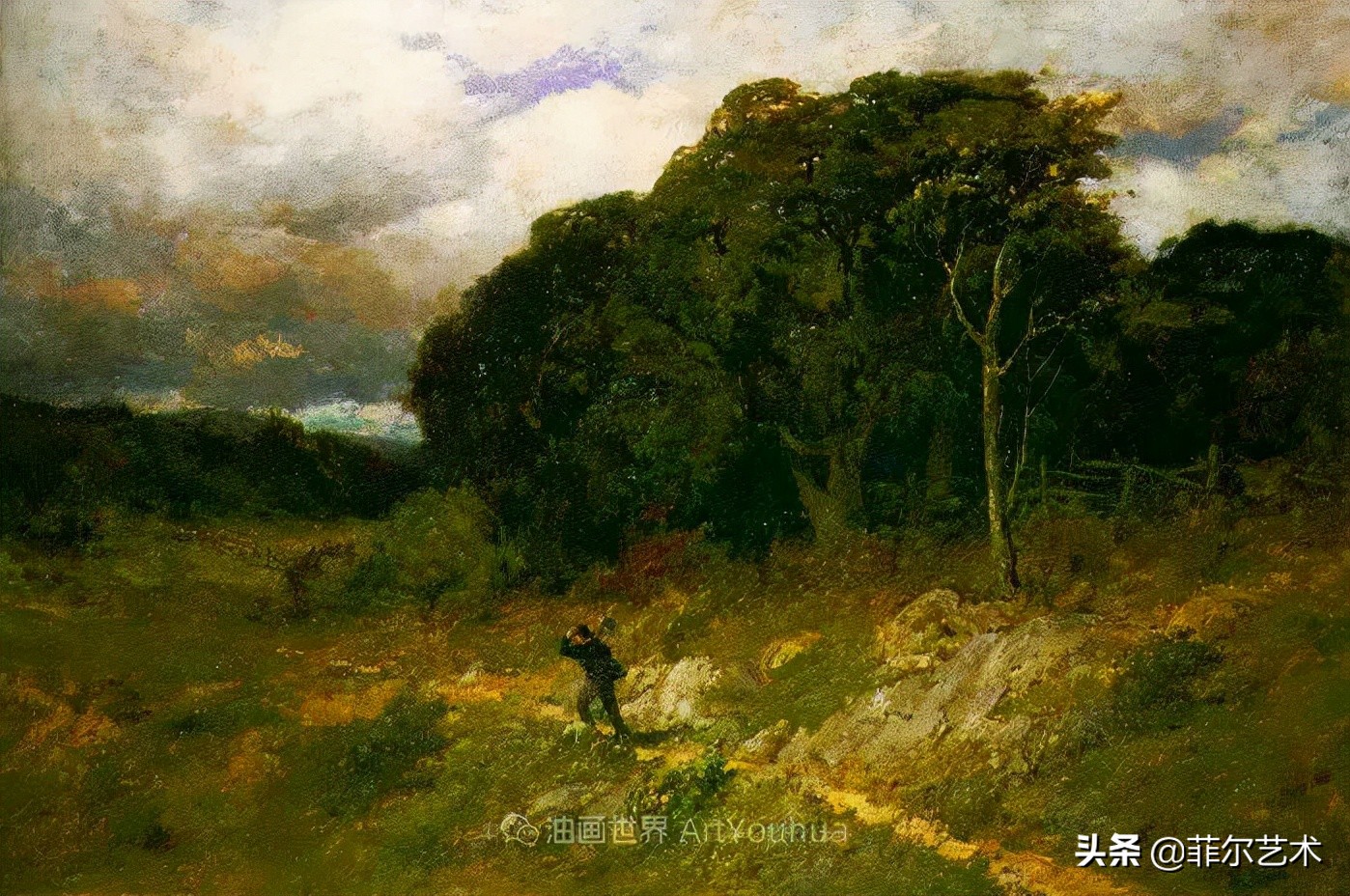 欧洲田园油画风景图片大全,古典油画风景美丽乡村
