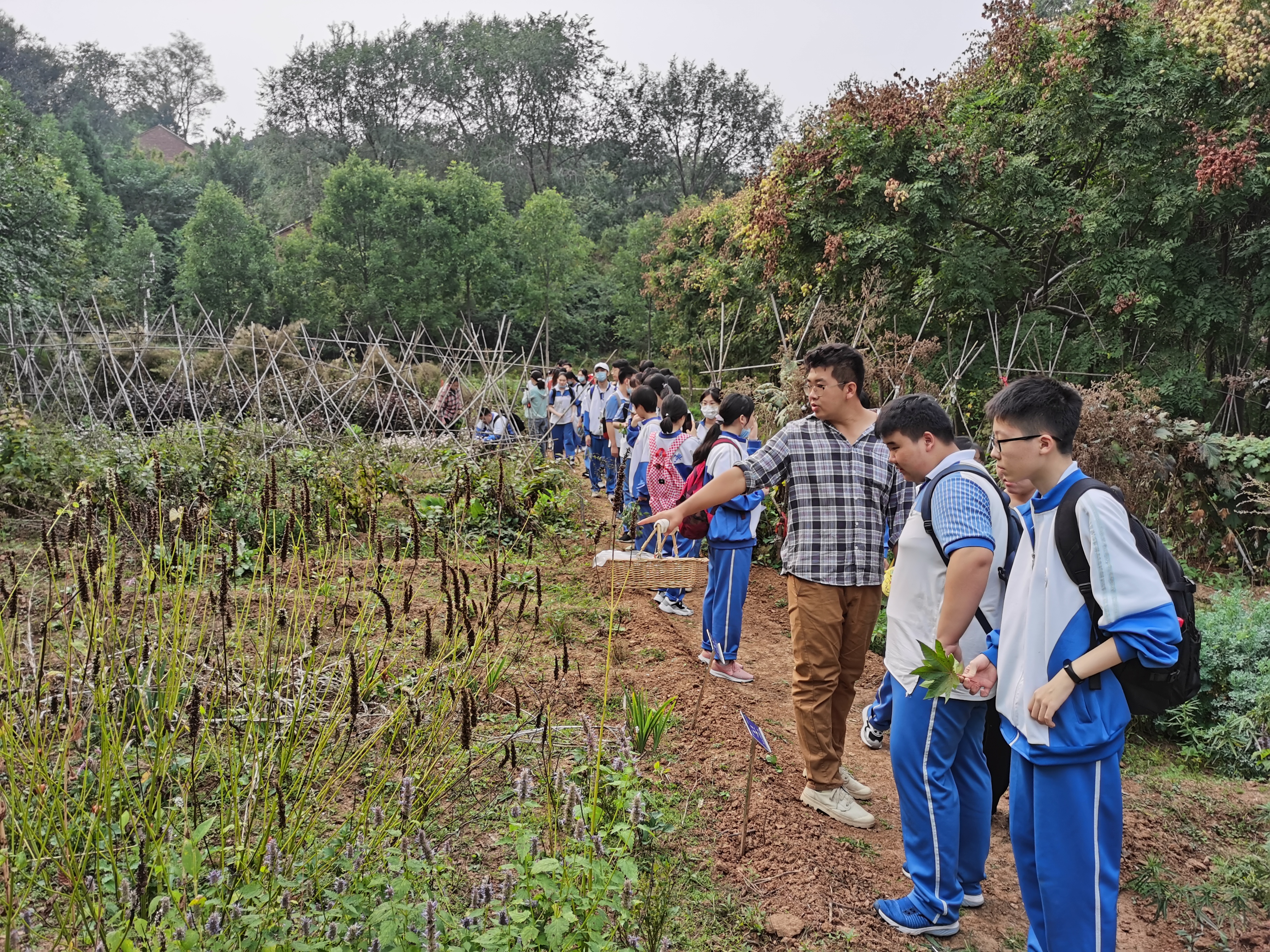 真会玩!天津这所中学带着学生进山里上生物、地理、历史、政治课