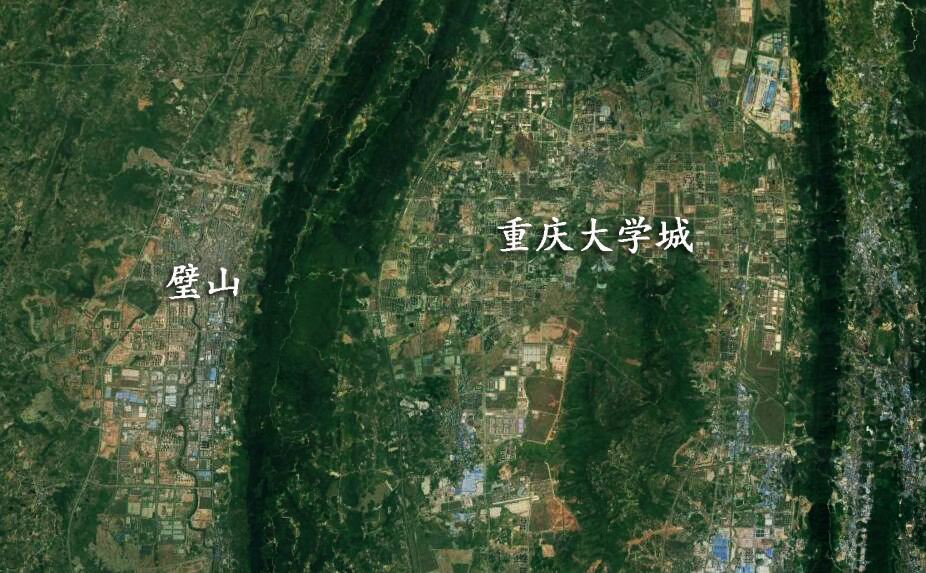 卫星高清地图看重庆,卫星地图看重庆像缩小版中国