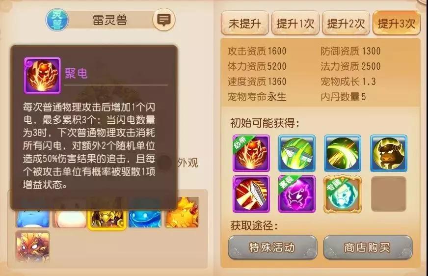 灵兽详细解析与搭配,四系灵兽培养教程