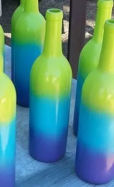 卡通彩绘瓶子作品图片,瓶子彩绘简单