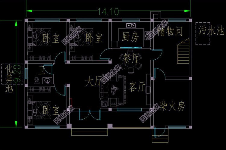 农村房户型好看实惠,农村房子户型图
