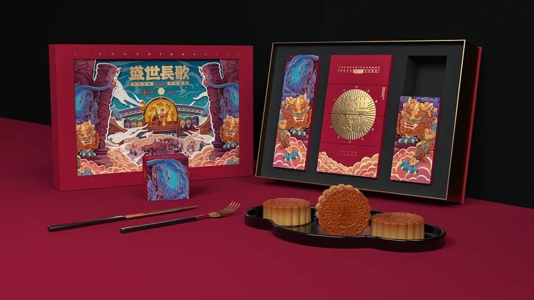 传统月饼盒包装,最受欢迎的月饼包装盒