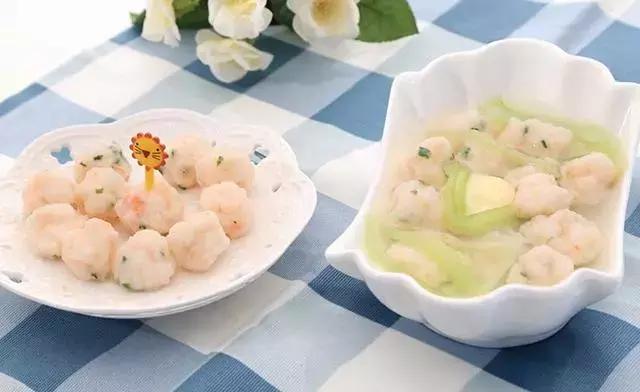 虾丸和黄瓜皮蛋汤,宝宝辅食虾丸汤九个月做法